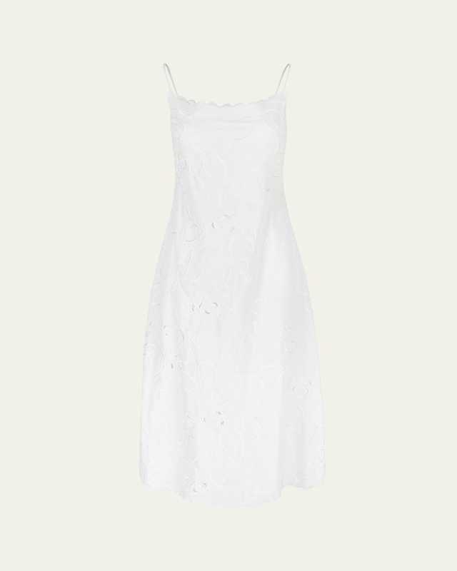 Scallop Broderie Anglaise Dress